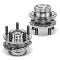 2 Pcs Rear Wheel Hub Bearing Assembly with ABS Sensor for 1999 Plymouth Voyager