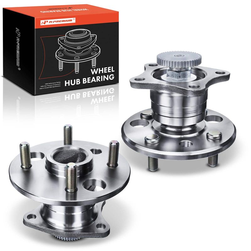 2 Pcs Rear Wheel Bearing & Hub Assembly for 1993 Geo Prizm