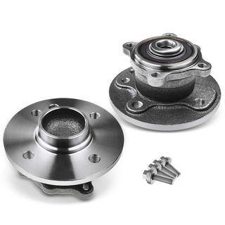 2 Pcs Rear Wheel Bearing & Hub Assembly with ABS Sensor for Mini Cooper M12 Threads