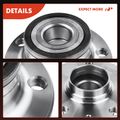 2 Pcs Rear Wheel Bearing & Hub Assembly for 2011 Volkswagen Eos