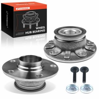 2 Pcs Rear Wheel Hub Bearing Assembly for Audi A3 Volkswagen Golf Jetta