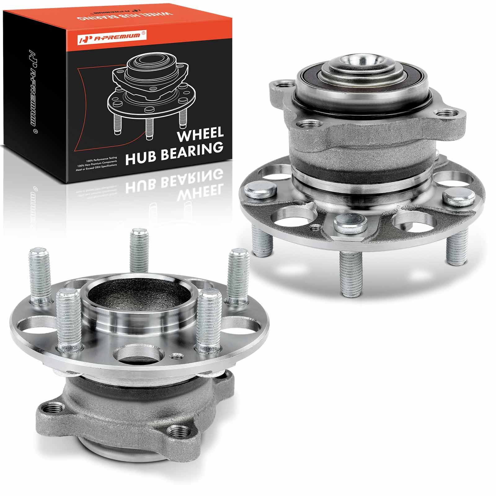 2 Pcs Rear Wheel Bearing & Hub Assembly for Honda Accord 2008-2012 TSX 2009-2014