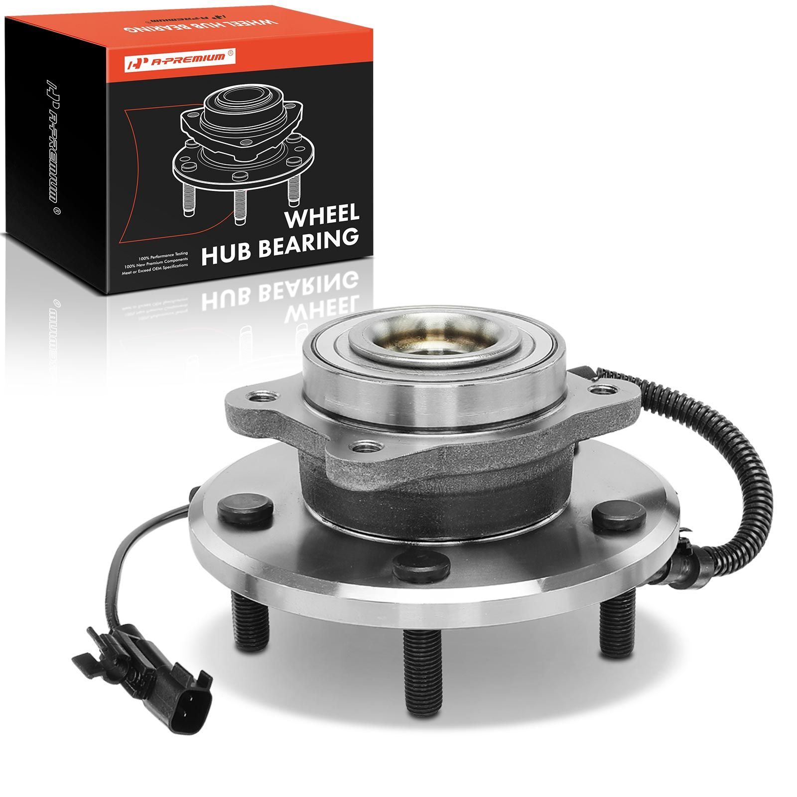 Rear Left or Right Wheel Bearing & Hub Assembly with ABS Sensor for 2009 Chrysler Town & Country