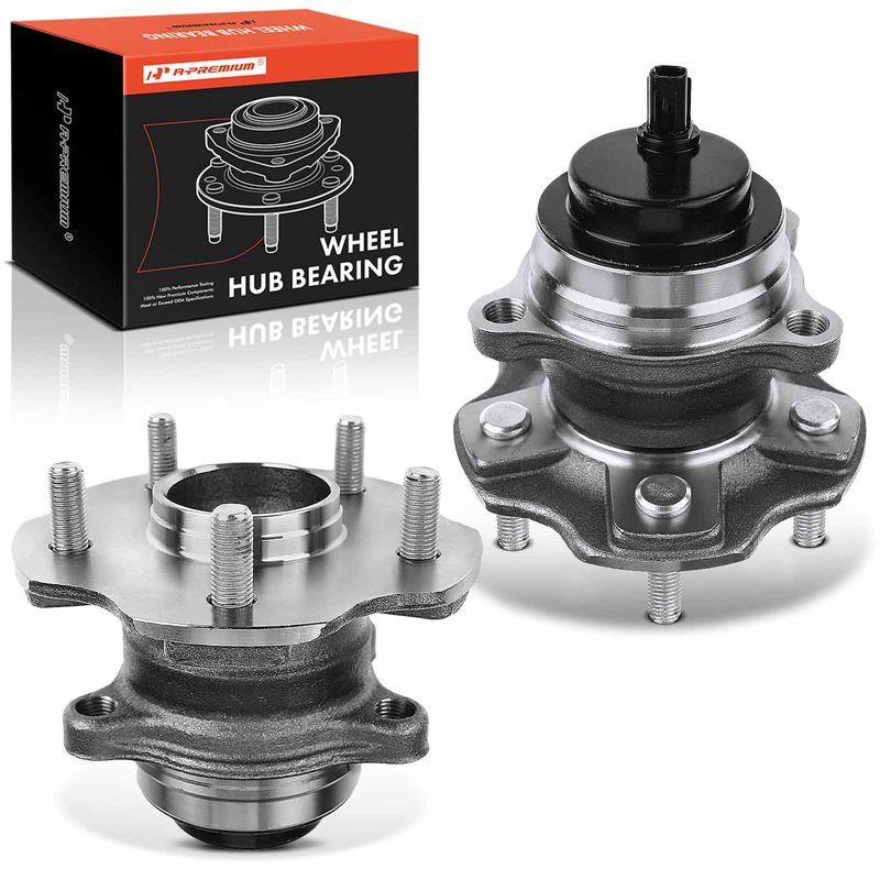 Front Knuckle Wheel Hub Assembly A-Premium 2X Front Left And Right Steering Knuckle & Wheel - Foto 11