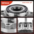 2 Pcs Rear Wheel Bearing Hub Assembly with ABS Sensor for 2015 Honda Crosstour