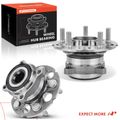 2 Pcs Rear Wheel Bearing Hub Assembly with ABS Sensor for 2015 Honda Crosstour