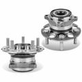 2 Pcs Rear Wheel Bearing Hub Assembly with ABS Sensor for 2015 Honda Crosstour