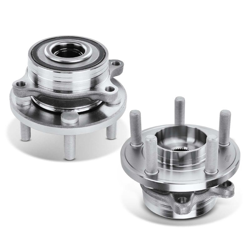 2 Pcs Front Wheel Bearing & Hub Assembly for 2017-2022 Ford GT