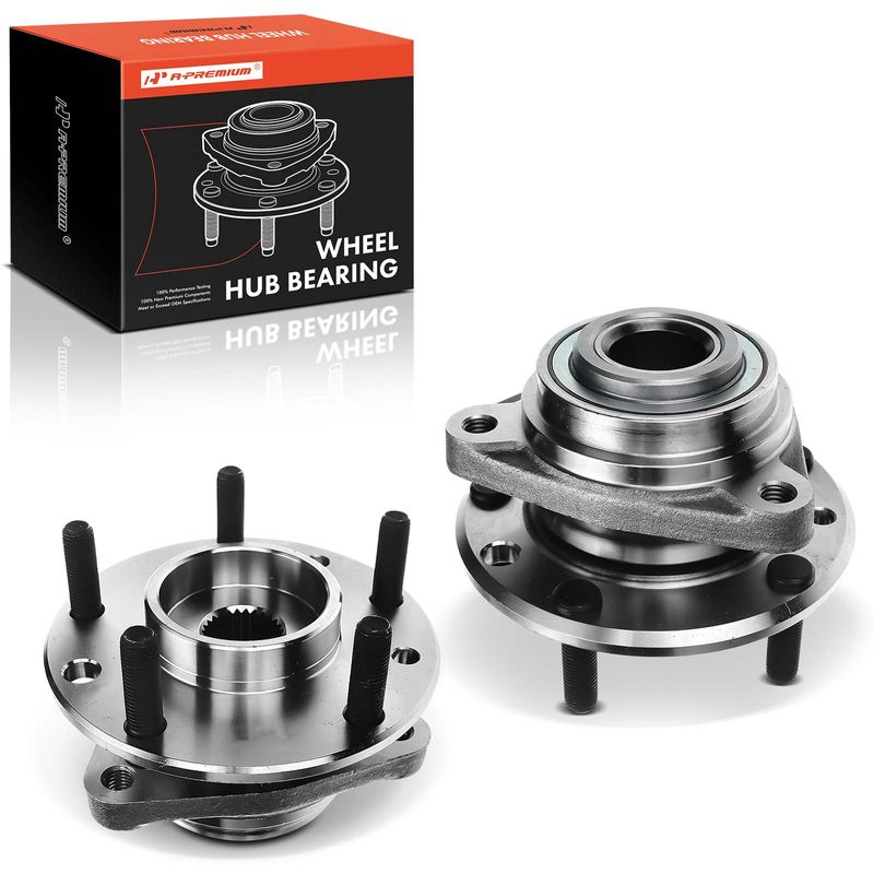 2 Pcs Front Wheel Bearing & Hub Assembly for 1986 Chevrolet S10