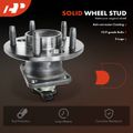 2 Pcs Rear Wheel Bearing & Hub Assembly with ABS Sensor for Buick LeSabre Oldsmobile 88 98