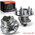 2 Pcs Rear Wheel Bearing & Hub Assembly with ABS Sensor for Buick LeSabre Oldsmobile 88 98