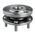 2 Pcs Front Wheel Bearing & Hub Assembly for Dodge Dakota 1987-1990 2.2L 2.5L 4WD