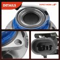 2 Pcs Front Wheel Bearing & Hub Assembly with ABS Sensor for 1999 Buick LeSabre