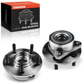 2 Pcs Front Wheel Bearing & Hub Assembly for Ford Taurus Lincoln Continental Mercury Sable