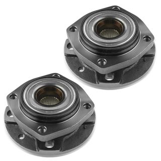 2 Pcs Front Wheel Bearing & Hub Assembly for Mitsubishi Lancer 2003-2006 AWD