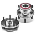 2 Pcs Front Wheel Bearing & Hub Assembly for 2005 Jeep TJ