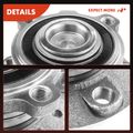 Front Driver or Passenger Wheel Bearing & Hub Assembly for 2003 BMW 760Li