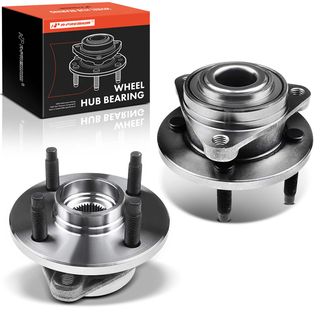 2 Pcs Front Wheel Bearing & Hub Assembly for Chevy Cobalt Pontiac G5 Pursuit