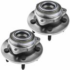 2 Pcs Front Wheel Bearing & Hub Assembly for Dodge Dakota Mitsubishi Raider 2006-2009