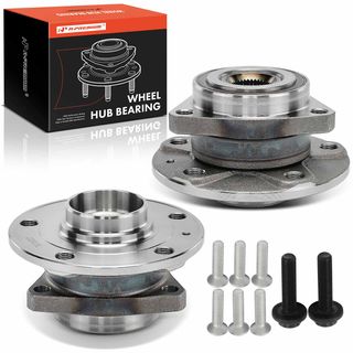 2 Pcs Front Wheel Hub Bearing Assembly for Audi A3 Volkswagen Golf City GTI Rabbit