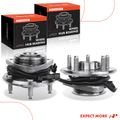 2 Pcs Front Wheel Bearing & Hub Assembly with ABS Sensor for 2009 Jeep Liberty