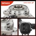 2 Pcs Front Wheel Bearing & Hub Assembly with ABS Sensor for 2007 Jeep Wrangler