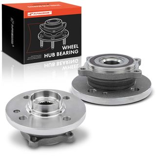 2 Pcs Front Wheel Bearing & Hub Assembly for Mini Cooper 2006-2015 1.6L