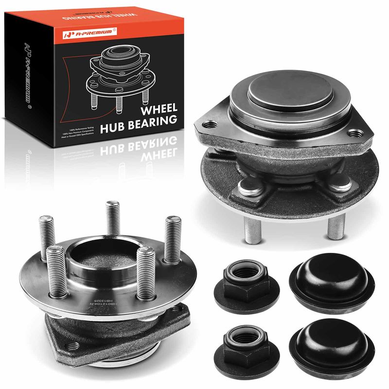 2 Pcs Front Wheel Bearing & Hub Assembly for 2018 Dodge Charger