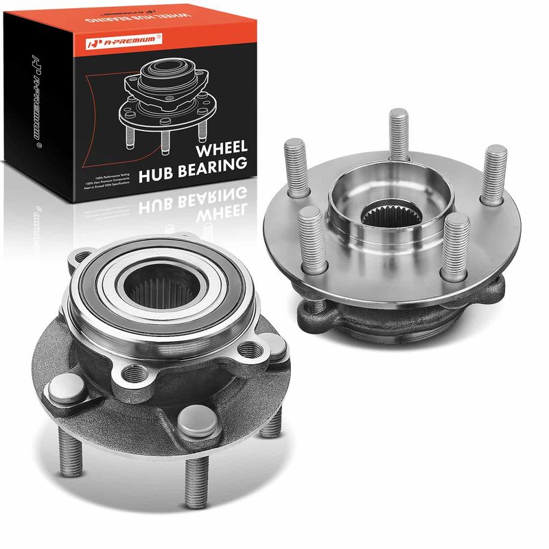 2 Pcs Front Wheel Bearing & Hub Assembly for 2014 Mazda CX-5