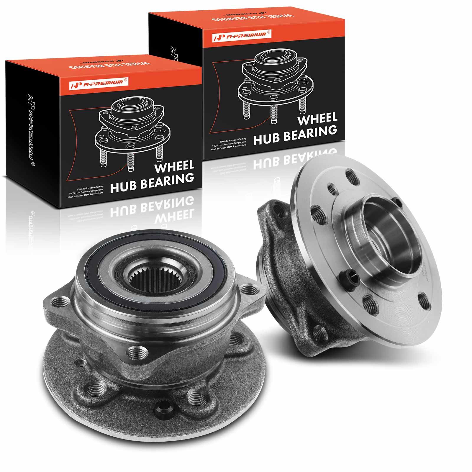 2 Pcs Front Wheel Bearing & Hub Assembly for Mercedes-Benz ML350 GL350 ...