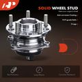 2 Pcs Front Wheel Bearing & Hub Assembly with ABS Sensor for Hyundai Genesis