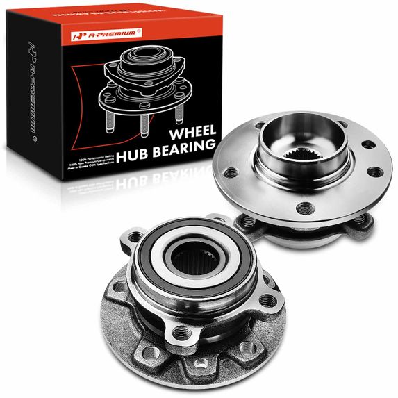 2 Pcs Front or Rear Wheel Bearing & Hub Assembly for Fiat 500X Jeep Renegade