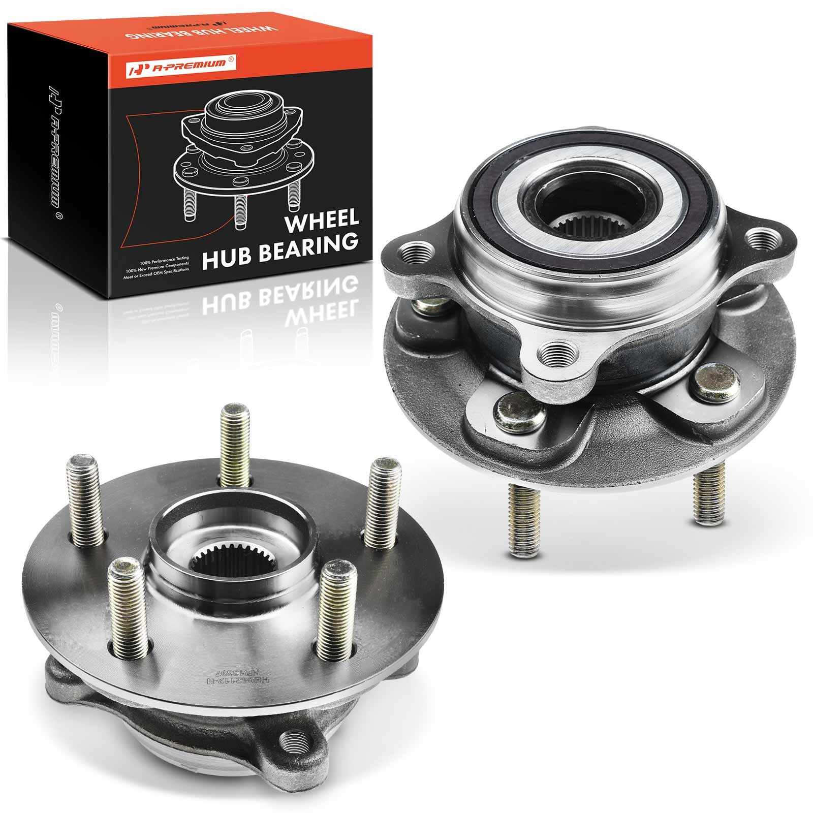 2 Pcs Front Wheel Bearing & Hub Assembly for 2019 Lexus ES350