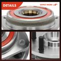 2 Pcs Front Wheel Bearing & Hub Assembly for 1989 Jeep Cherokee