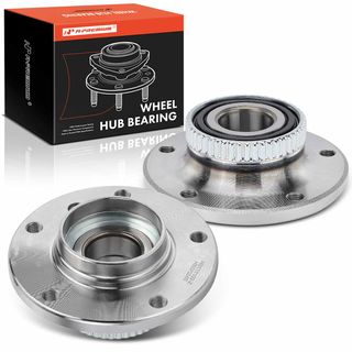 2 Pcs Front Wheel Bearing & Hub Assembly for BMW E31 E32 E34 E36 E46