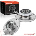 2 Pcs Front Wheel Bearing & Hub Assembly for 2004 BMW 330i