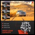 Rear Driver or Passenger Wheel Bearing & Hub Assembly for Honda Civic 2012 Coupe Sedan