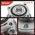 2 Pcs Front Wheel Bearing & Hub Assembly for 2010 BMW X6