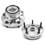 2 Pcs Front Wheel Bearing & Hub Assembly for Dodge Ram 1500 1994 1995 1996-1999 4WD