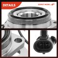 2 Pcs Front Wheel Bearing & Hub Assembly with ABS Sensor for 1995 Chevrolet K1500