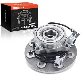 Front Driver Wheel Bearing & Hub Assembly with ABS Sensor for Dodge Ram 2500 1998-1999 4WD