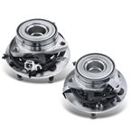 2 Pcs Front Wheel Bearing & Hub Assembly with ABS Sensor for Dodge Ram 1500 Pickup 4WD