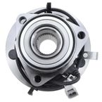 2 Pcs Front Wheel Bearing & Hub Assembly with ABS Sensor for Dodge Ram 1500 Pickup 4WD
