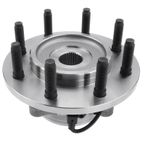 2 Pcs Front Wheel Bearing & Hub Assembly with ABS Sensor for Dodge Ram 2500 3500 4WD