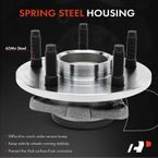2 Pcs Front Wheel Bearing & Hub Assembly for Dodge Ram 1500 2002-2008