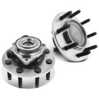 2 Pcs Front Wheel Bearing & Hub Assembly with ABS Sensor for Dodge Ram 2500 3500 RWD