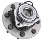 2 Pcs Front Wheel Bearing & Hub Assembly with ABS Sensor for Dodge Ram 2500 3500 RWD