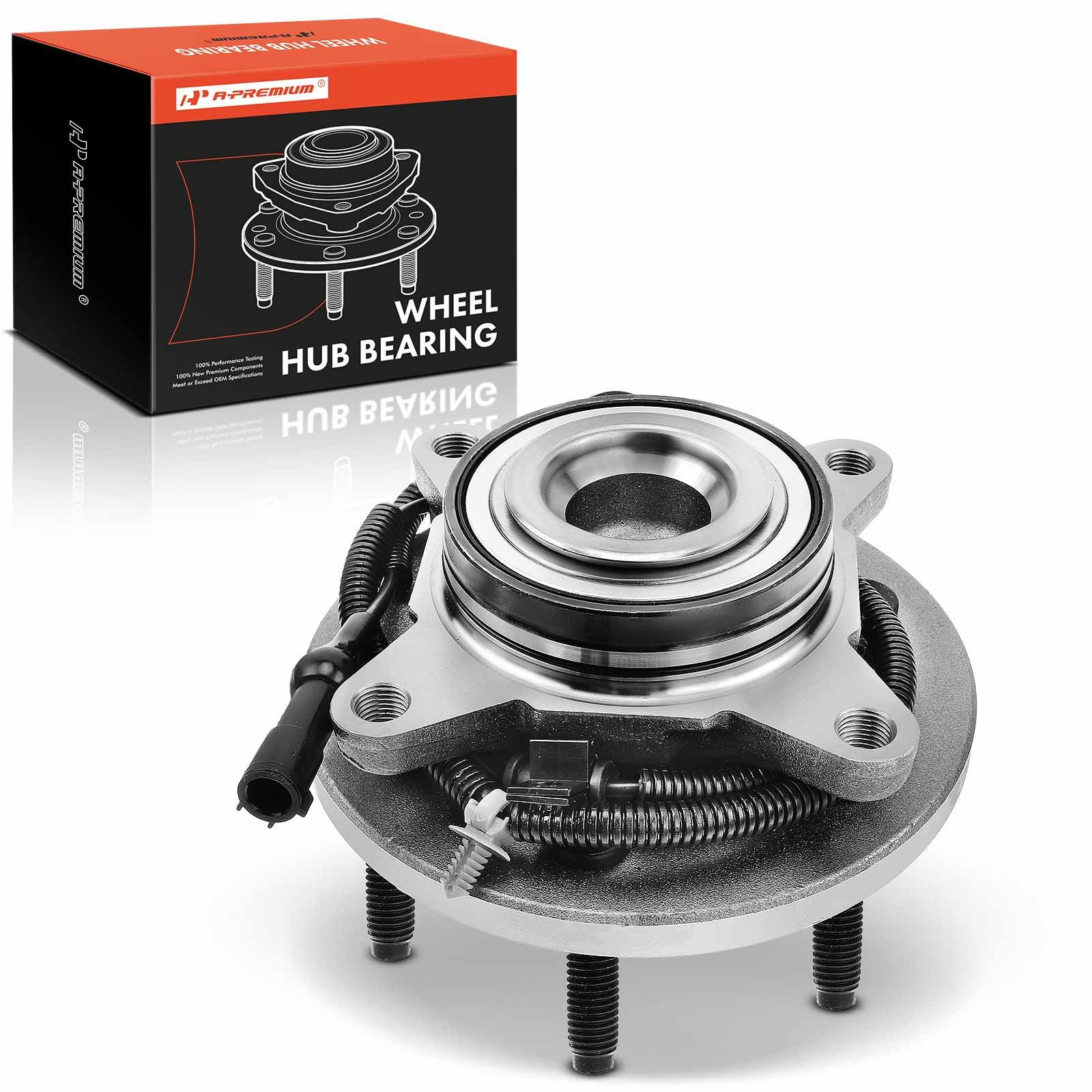 Front Driver or Passenger Wheel Bearing & Hub Assembly with ABS for Ford Expedition Lincoln