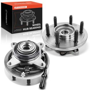 2 Pcs Front Wheel Bearing & Hub Assembly with ABS Sensor for Ford Expedition Lincoln