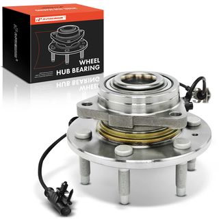 Front Wheel Bearing & Hub Assembly with ABS Sensor for Chevy Silverado 1500